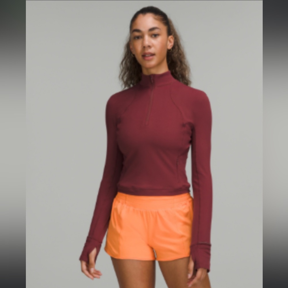Lululemon It’s Rulu Run Cropped Half Zip